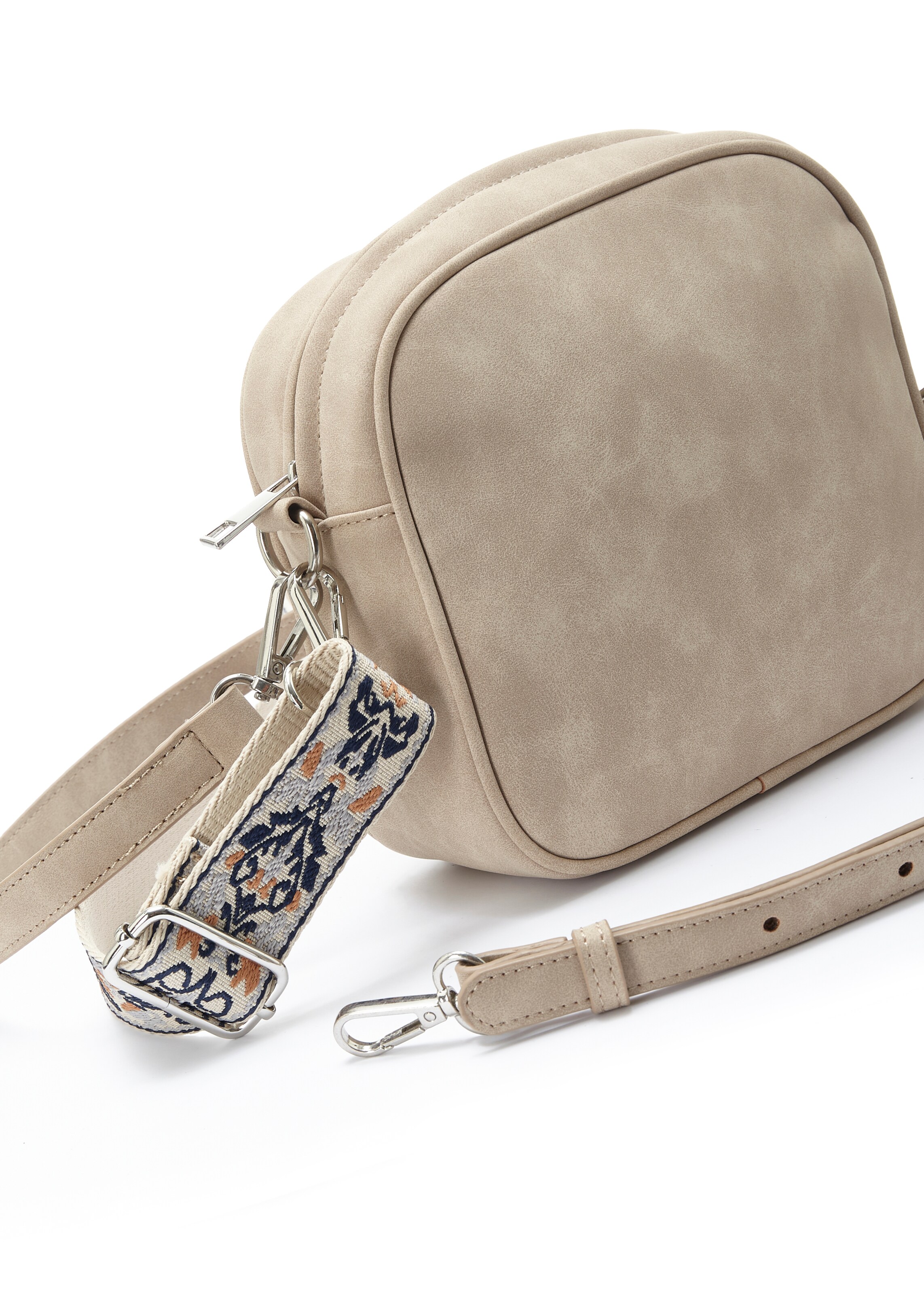 VIVANCE Crossbody Bag in Beige
