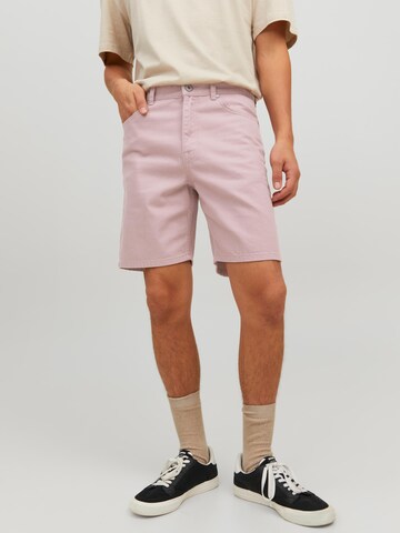 JACK & JONES regular Jeans 'Chris' i pink: forside