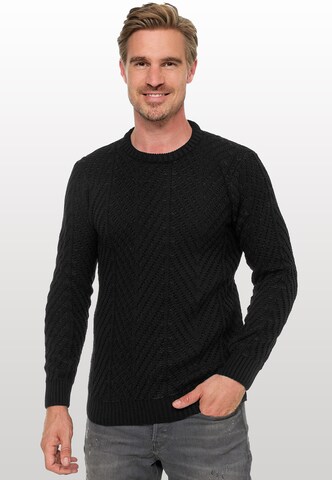 Rusty Neal Pullover in Schwarz: predná strana