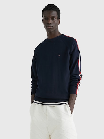 Pull-over TOMMY HILFIGER en bleu : devant