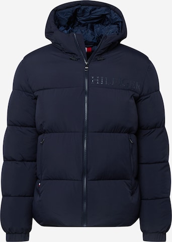 TOMMY HILFIGER Winterjas in Blauw: voorkant