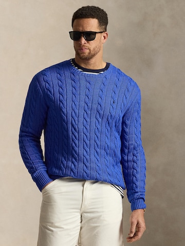 Polo Ralph Lauren Big & Tall - Pullover 'DRIVER' em azul: frente