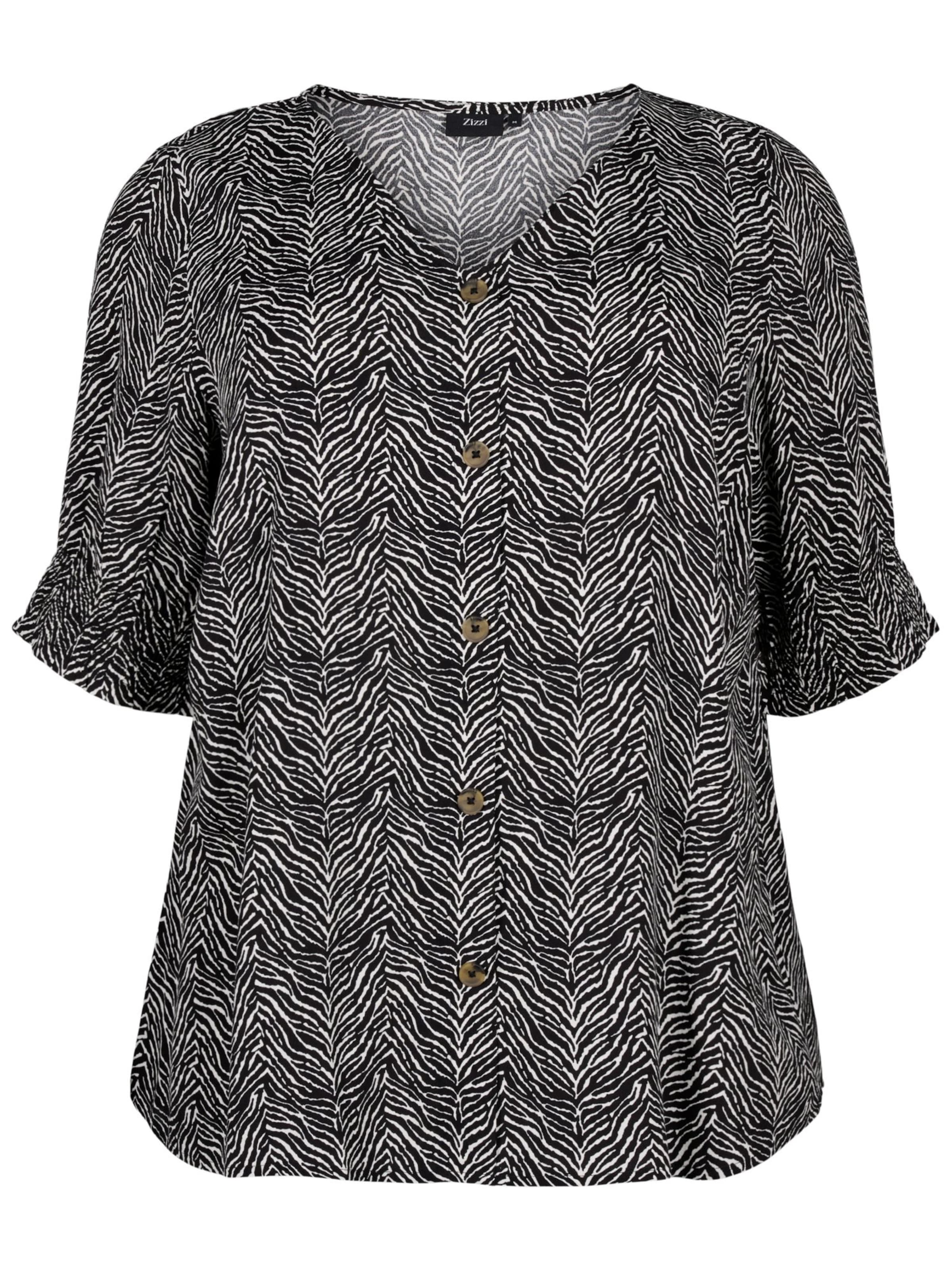 Zizzi Blúzka 'Bella' - Čierna: predná strana