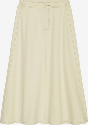 Marc O'Polo DENIM Skirt in Beige: front