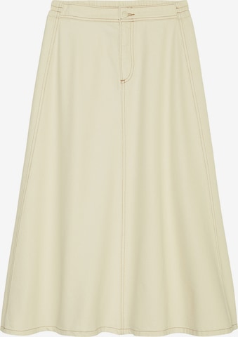 Marc O'Polo DENIM Rok in Beige: voorkant