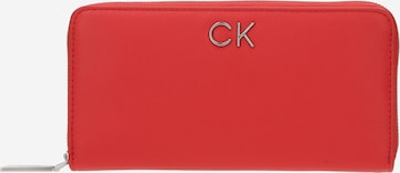 Calvin Klein Portemonnee in Rood: voorkant