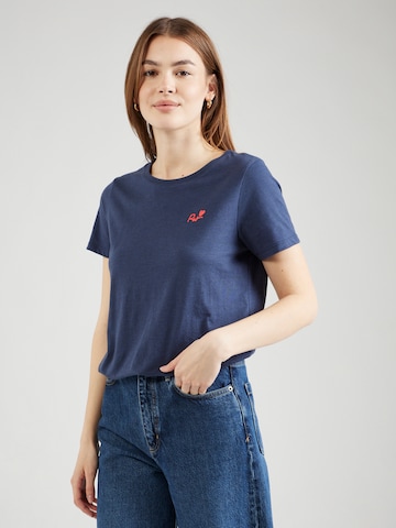 Ragwear T -Shirt 'ADORI LOVE' in Blau: predná strana