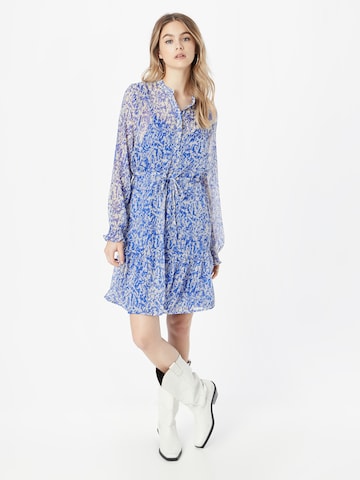 mbym - Vestido camisero 'Diaz' en azul: frente