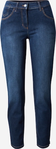 GERRY WEBER Slimfit Jeans i blå: framsida