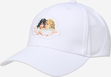 Cappello da baseball di Fiorucci in bianco: frontale