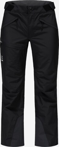 Haglöfs Regular Outdoorhose 'Lumi' in Schwarz: predná strana