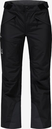 Haglöfs Outdoorhose 'Lumi' in schwarz / weiß, Produktansicht