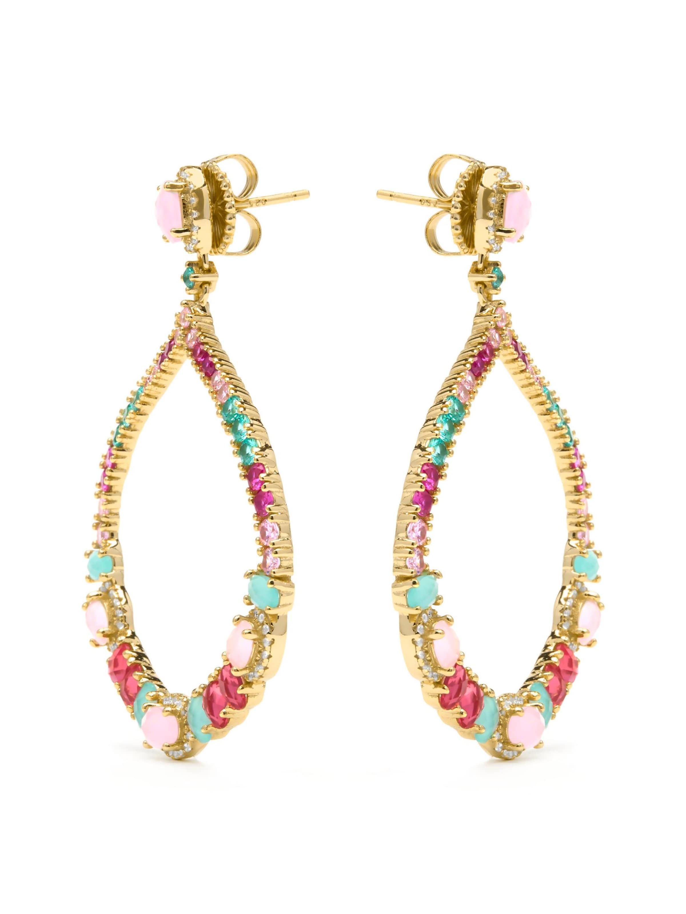 Orecchini 'Gwane' di Luxenter in colori misti