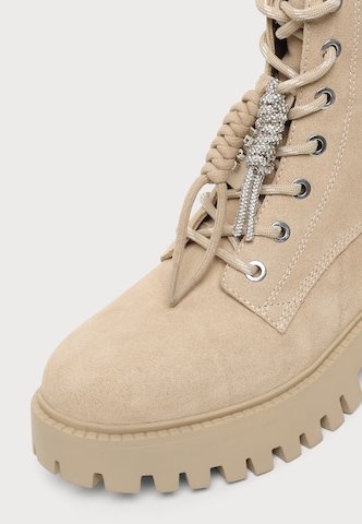 GUESS Paeltega poolsaabas 'FIZZLE', värv beež