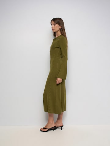 Salsa Jeans Gebreide jurk in Groen