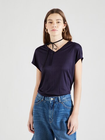 COMMA Shirt in Blauw: voorkant