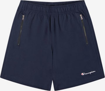 Champion Authentic Athletic Apparel Loosefit Shorts in Blau: Vorderseite