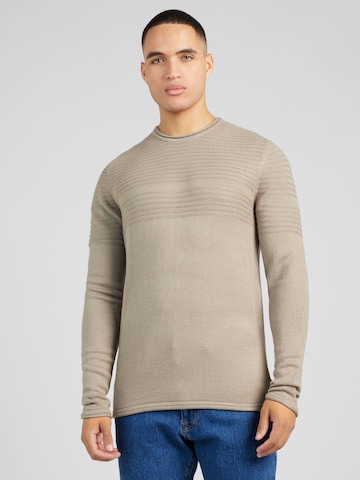 Only & Sons Pullover 'BLADE' in Beige: predná strana