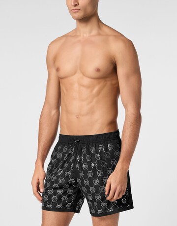 Philipp Plein Badeshorts in Schwarz