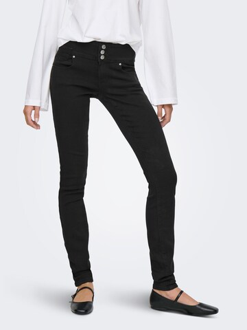 ONLY Skinny Jeans 'ONLRain' in Zwart: voorkant