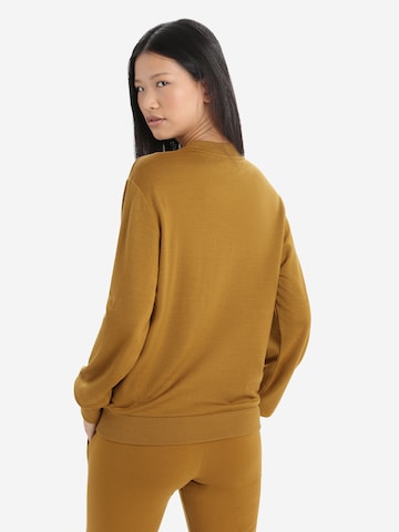 ICEBREAKERSportska sweater majica 'Crush' - smeđa boja