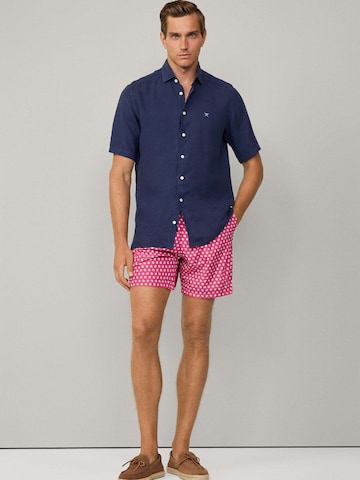 Hackett London Badeshorts  'Mini Shell' in Pink