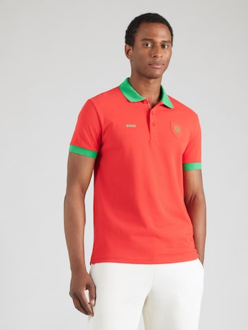 T-Shirt fonctionnel 'Paddy' BOSS en rouge : devant