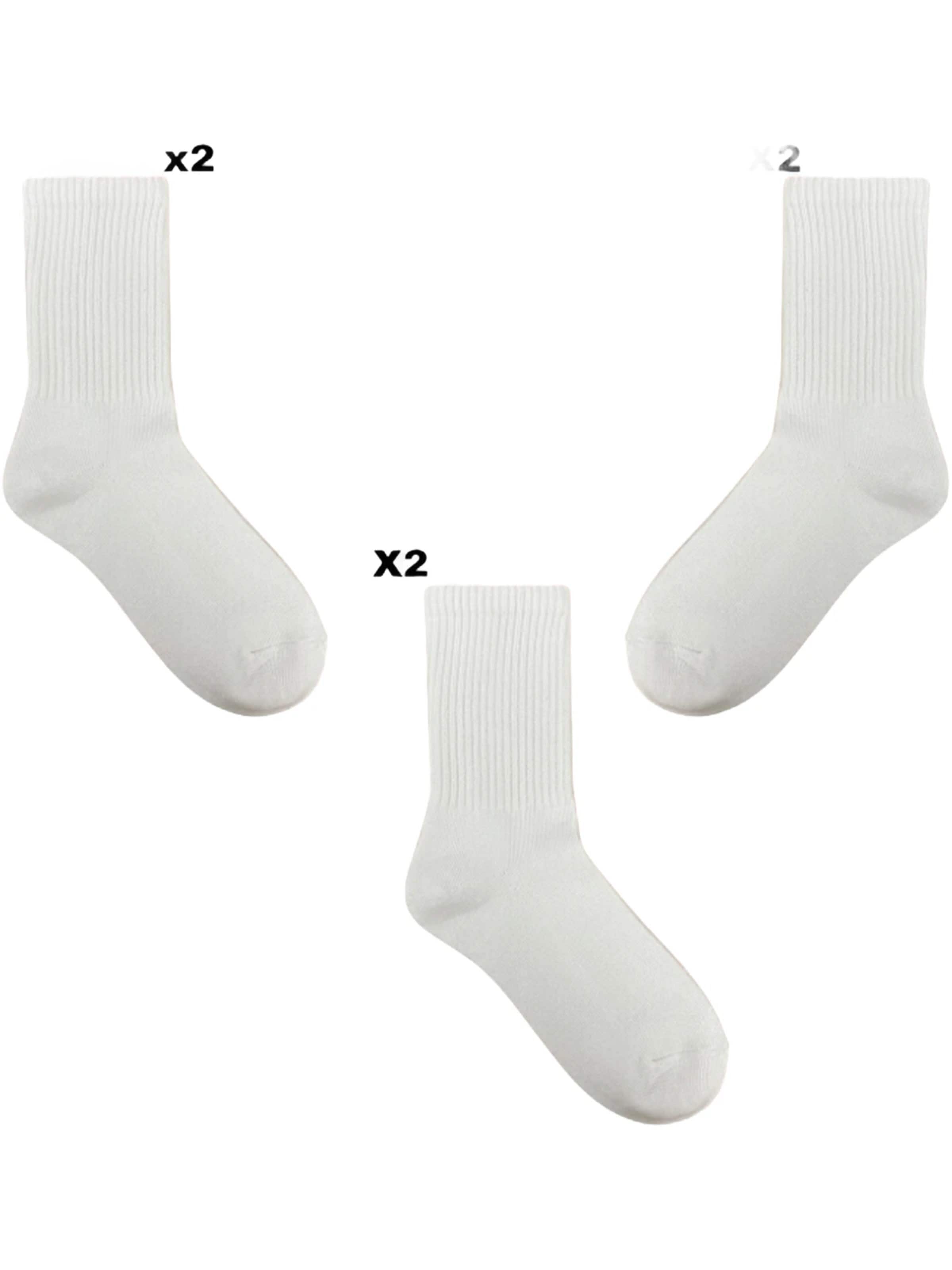 El Sueno Sokken 'Sportsocken' in Wit