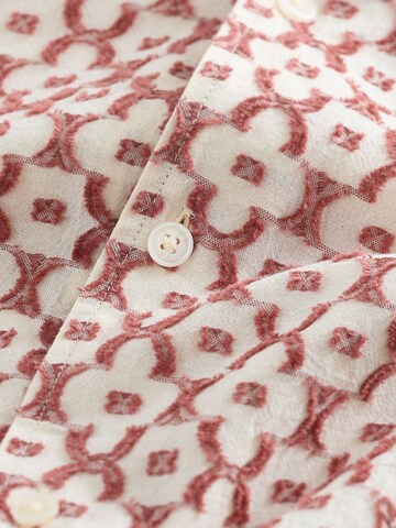 Next Regular fit Button Up Shirt in Red