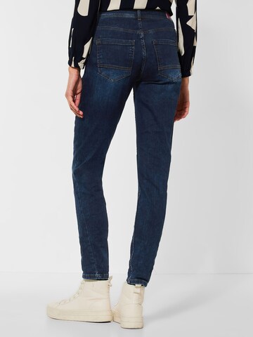 STREET ONE Slimfit Jeans in Blauw