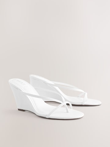 Next T-bar sandals 'Forever Comfort' in White