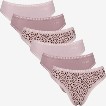 Slip SLOGGI en rose : devant