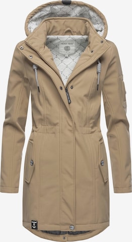 Cappotto funzionale di Peak Time in beige