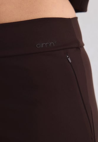 Aim'n Wide leg Sports trousers 'Sense' in Brown