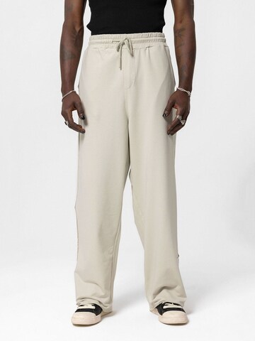 Loosefit Pantaloni 'Calvados' di VAMOS CLO in grigio: frontale