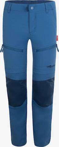 TROLLKIDS Regular Workout Pants in Blue: front