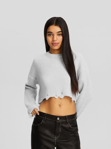 Bershka Pullover in Grau: predná strana