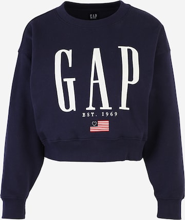 Gap Tall - Sweatshirt em azul: frente