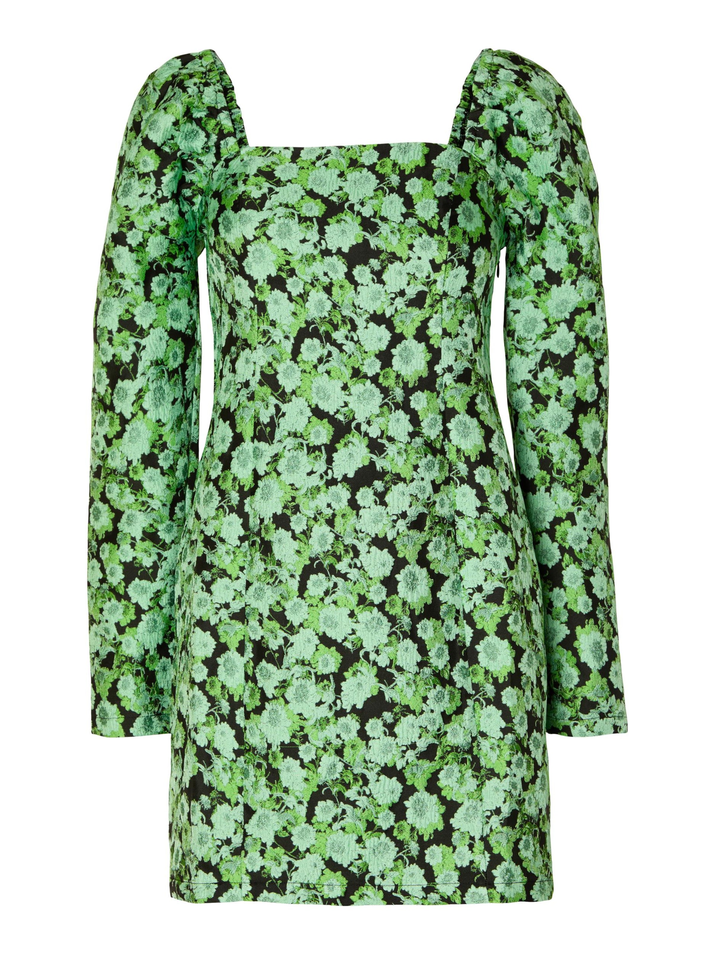 SELECTED Рокля 'Natalie' в зелено: отпред