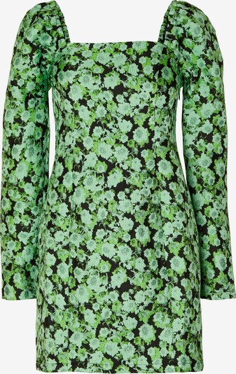 SELECTED FEMME Robe 'Natalie' en vert / vert clair / noir, Vue avec produit