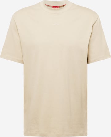 Maglietta 'Dapolino' di HUGO in beige: frontale