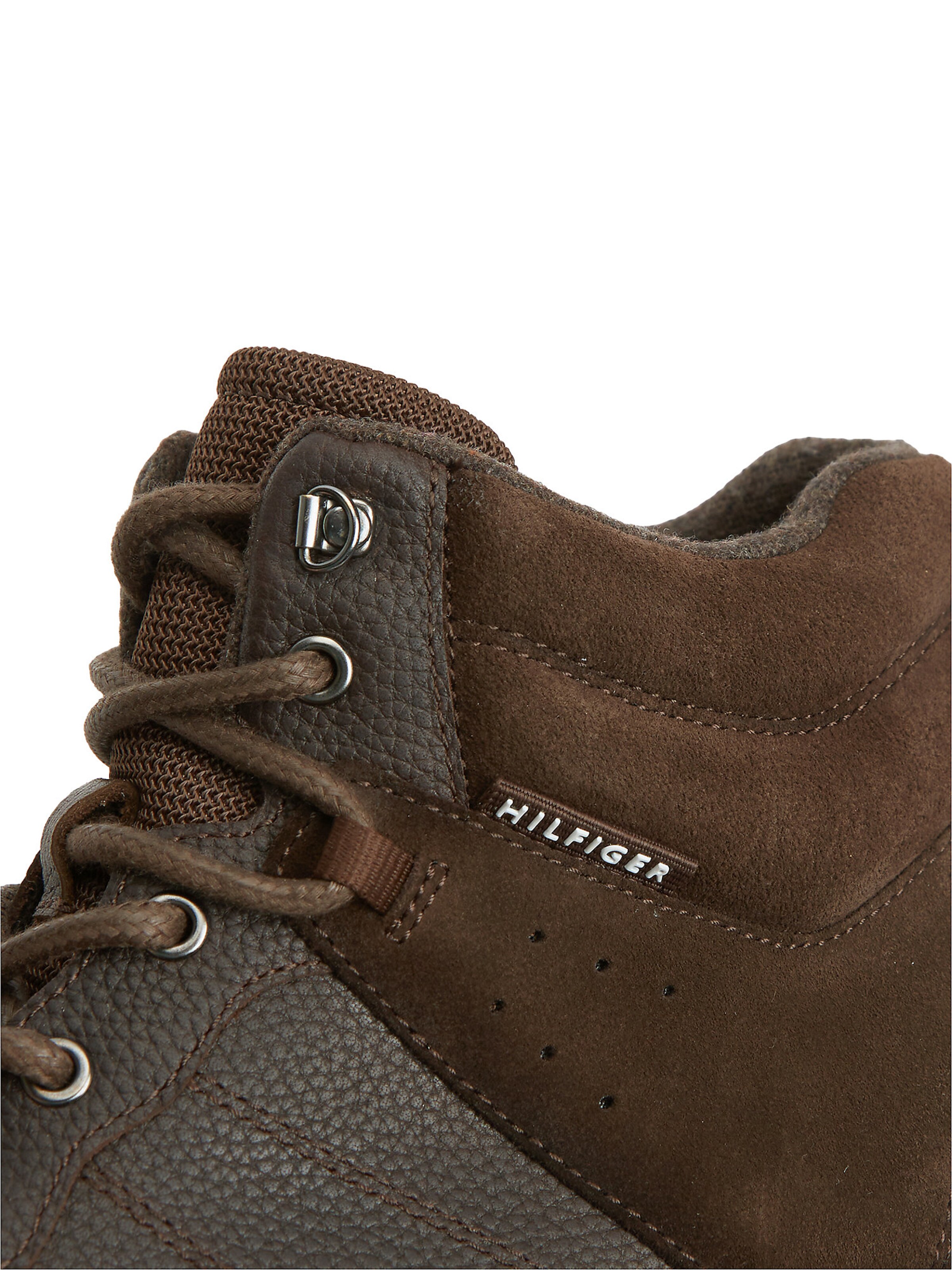 TOMMY HILFIGER Lace-Up Boots in Brown