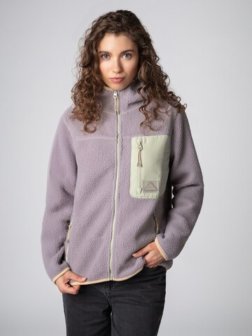 Sublevel Fleecejacke in Lila: Vorderseite