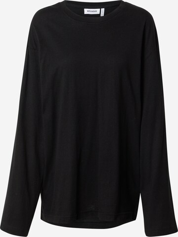 WEEKDAY Shirt 'Smash' in Black: front