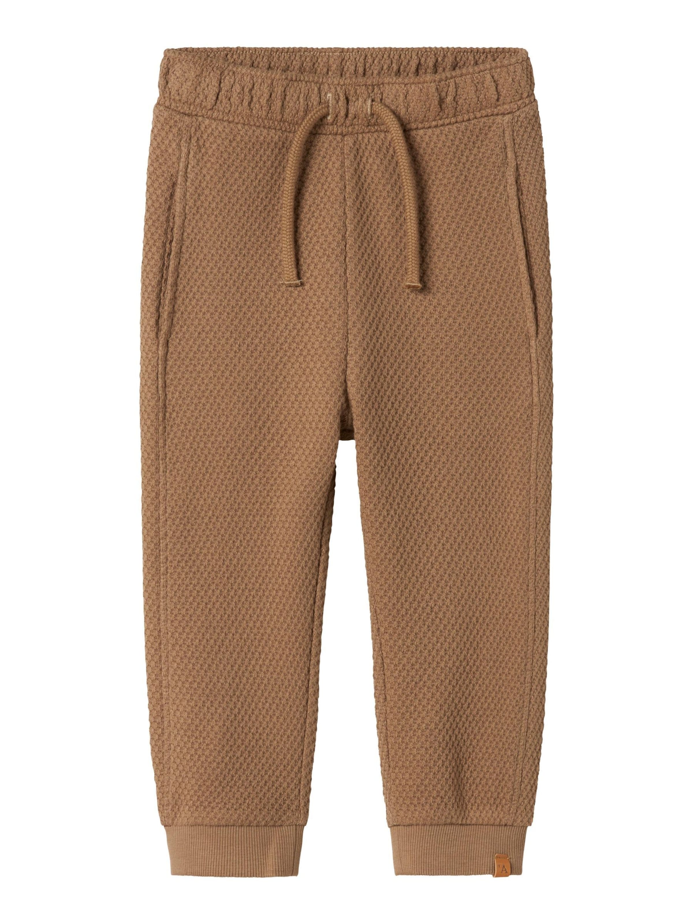 NAME IT - Tapered Pantalón en beige: frente
