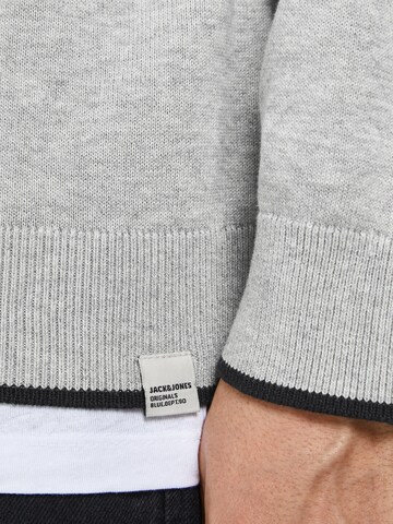 JACK & JONES - Pullover 'Tons' em cinzento