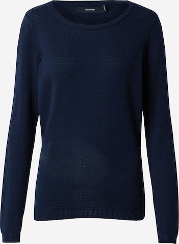 VERO MODA Trui 'Care' in Blauw: voorkant