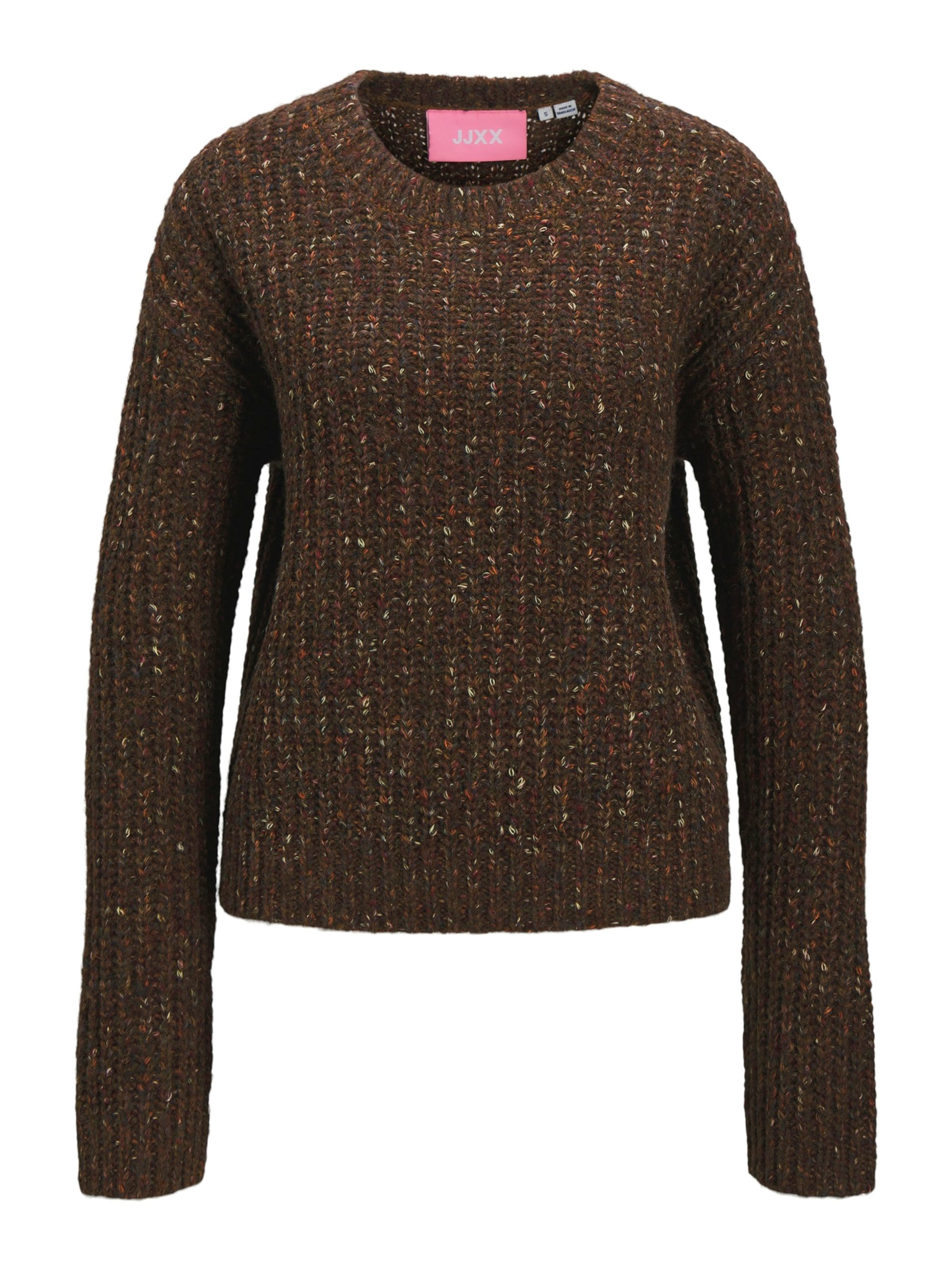 JJXX Trui 'JXSKYLA' in Bruin: voorkant