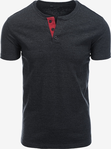 Ombre Shirt 'S1390' in Zwart: voorkant