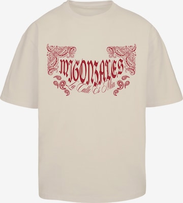 Maglietta di MJ Gonzales in beige: frontale